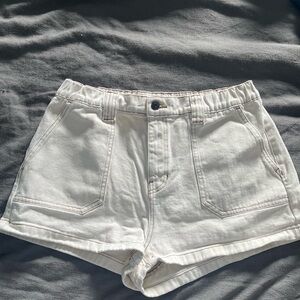 PacSun High Waist White Shorts